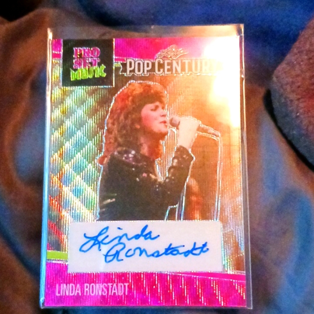 Leaf Linda Ronstadt autograph